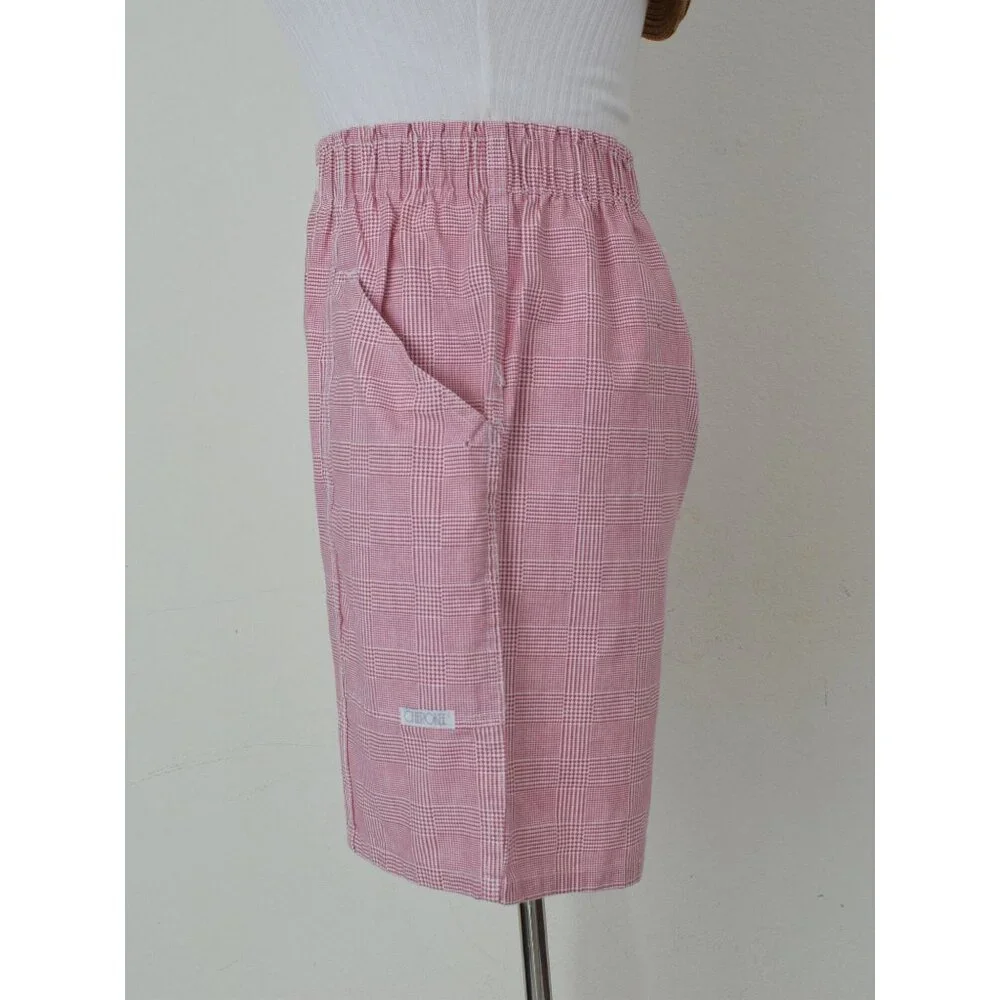 Vintage 90s Cherokee Red Plaid Shorts‎ size 8| 24-30 waist